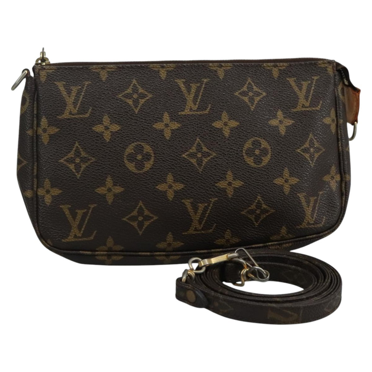 LOUIS VUITTON Monogram Pochette Accessoires Pouch M51980 LV Auth 112361