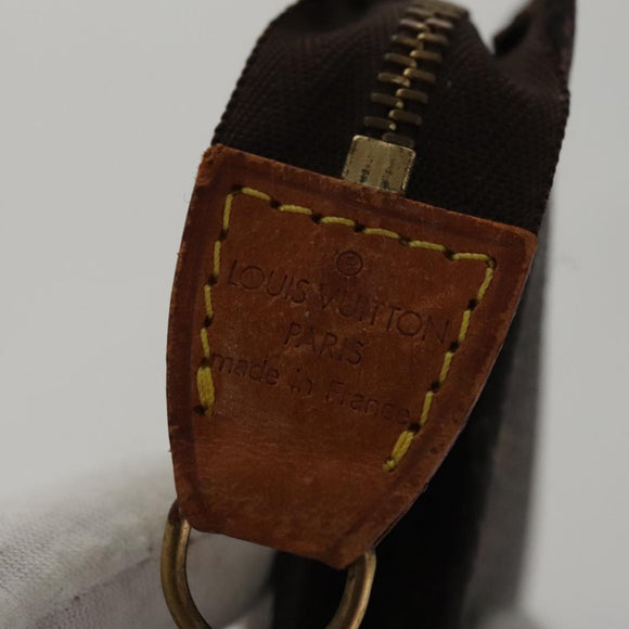 LOUIS VUITTON Monogram Bucket PM Accessory Pouch LV Auth 112370