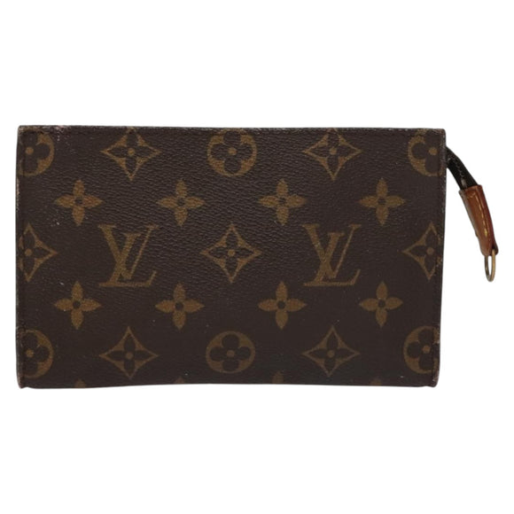 LOUIS VUITTON Monogram Bucket PM Accessory Pouch LV Auth 112370