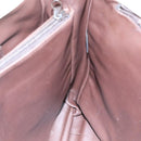 BALLY Quilted Chain Tote Bag Leather Beige Gold Auth 112375-17