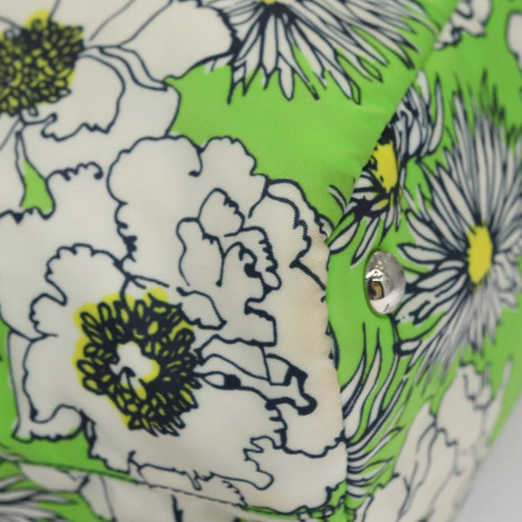 PRADA Hand Bag Nylon 2way Green Auth 112380