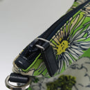 PRADA Hand Bag Nylon 2way Green Auth 112380-21