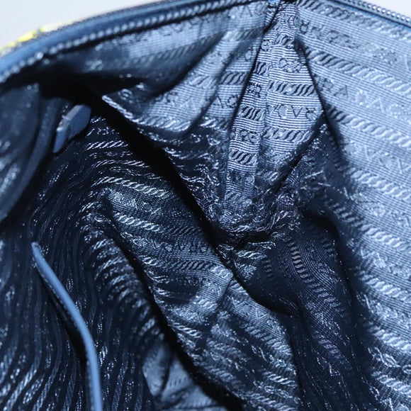 PRADA Hand Bag Nylon 2way Green Auth 112380