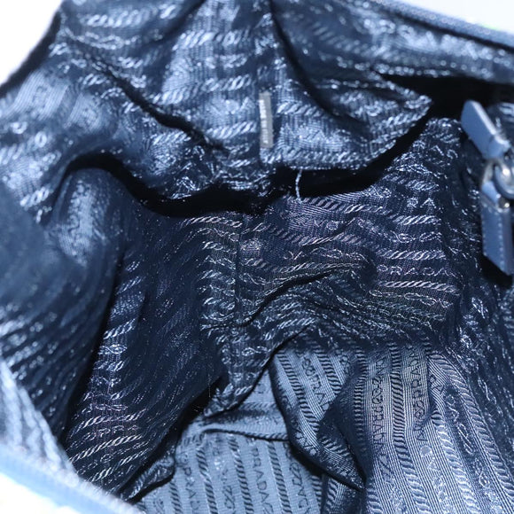 PRADA Hand Bag Nylon 2way Green Auth 112380