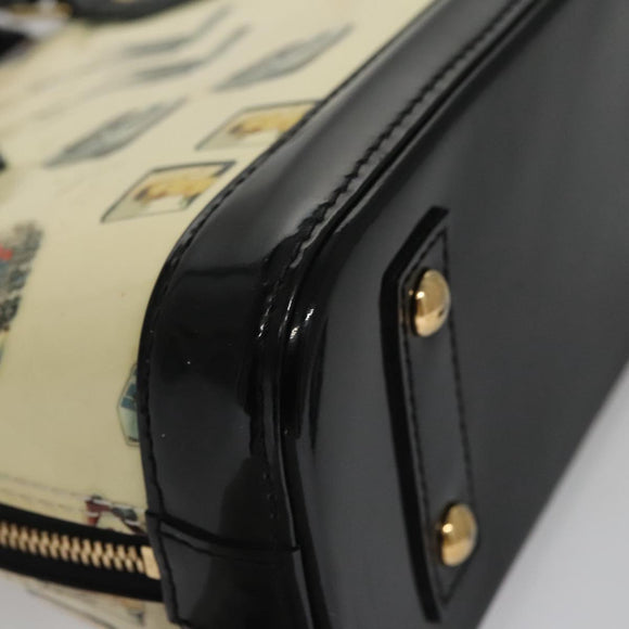 LOUIS VUITTON Vernis Nicolas Ghesquière Alma BB Hand Bag 2way M50419 Auth 112405