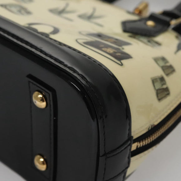 LOUIS VUITTON Vernis Nicolas Ghesquière Alma BB Hand Bag 2way M50419 Auth 112405