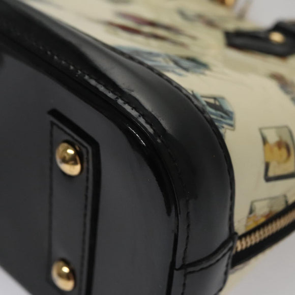 LOUIS VUITTON Vernis Nicolas Ghesquière Alma BB Hand Bag 2way M50419 Auth 112405