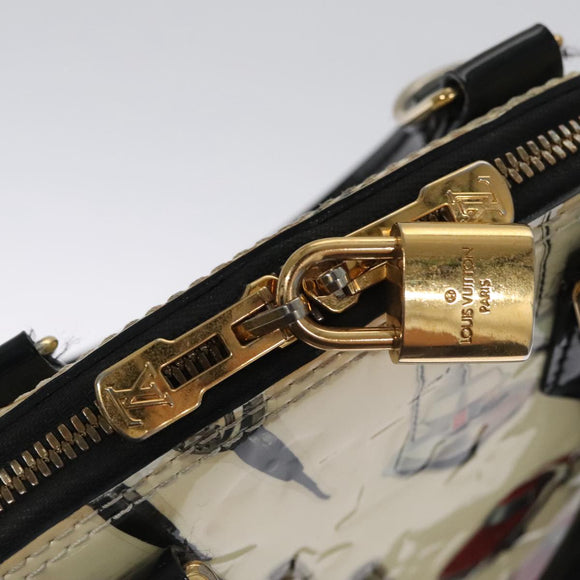 LOUIS VUITTON Vernis Nicolas Ghesquière Alma BB Hand Bag 2way M50419 Auth 112405