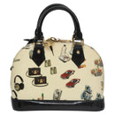 LOUIS VUITTON Vernis Nicolas Ghesquière Alma BB Hand Bag 2way M50419 Auth 112405-13