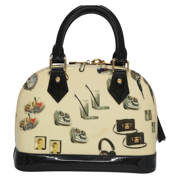 LOUIS VUITTON Vernis Nicolas Ghesquière Alma BB Hand Bag 2way M50419 Auth 112405