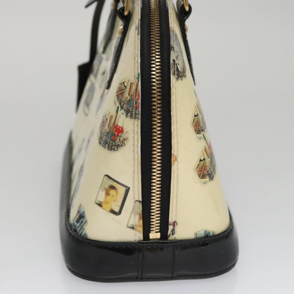 LOUIS VUITTON Vernis Nicolas Ghesquière Alma BB Hand Bag 2way M50419 Auth 112405