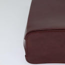 CARTIER Trinity Hand Bag Leather Red Auth 112444-9