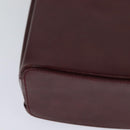CARTIER Trinity Hand Bag Leather Red Auth 112444-15