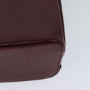 CARTIER Trinity Hand Bag Leather Red Auth 112444-16