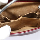 CARTIER Trinity Hand Bag Leather Red Auth 112444-11