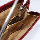 CARTIER Trinity Hand Bag Leather Red Auth 112444-17