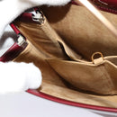 CARTIER Trinity Hand Bag Leather Red Auth 112444-18