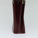 CARTIER Trinity Hand Bag Leather Red Auth 112444-4