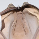 GUCCI GG Supreme Web Sherry Line Clutch Bag PVC Beige 89 01 012 Auth 112453-15