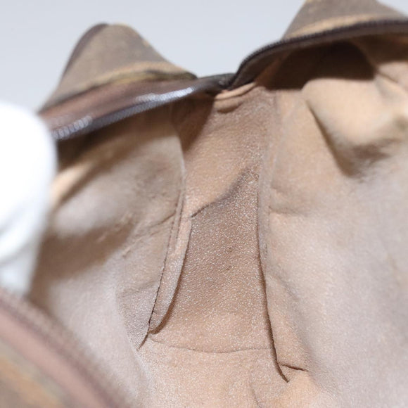 GUCCI GG Supreme Web Sherry Line Clutch Bag PVC Beige 89 01 012 Auth 112453