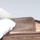 GUCCI GG Supreme Web Sherry Line Clutch Bag PVC Beige 89 01 012 Auth 112453-17