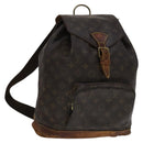 LOUIS VUITTON Monogram Montsouris GM Backpack M51135 LV Auth 112463-1