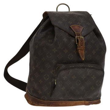 LOUIS VUITTON Monogram Montsouris GM Backpack M51135 LV Auth 112463