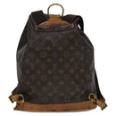LOUIS VUITTON Monogram Montsouris GM Backpack M51135 LV Auth 112463-2