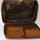 MCM Vicetos Logogram Backpack PVC Leather Brown Gold gold Auth 112468-10