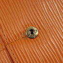 LOUIS VUITTON Epi Porte MonnaieCredit Wallet Orange Mandarin M6359H Auth 112485-11