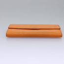 LOUIS VUITTON Epi Porte MonnaieCredit Wallet Orange Mandarin M6359H Auth 112485-6