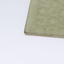 CELINE C Macadam Canvas Shoulder Wallet Suede White Auth 112493-17