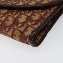 Christian Dior Trotter Canvas Shoulder Bag Red Auth 112495-10