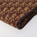 Christian Dior Trotter Canvas Shoulder Bag Red Auth 112495-12