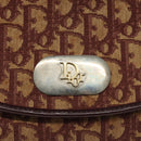 Christian Dior Trotter Canvas Shoulder Bag Red Auth 112495-14