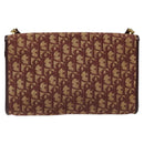 Christian Dior Trotter Canvas Shoulder Bag Red Auth 112495-3