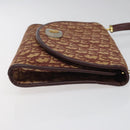 Christian Dior Trotter Canvas Shoulder Bag Red Auth 112495-4