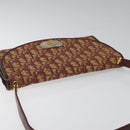Christian Dior Trotter Canvas Shoulder Bag Red Auth 112495-6