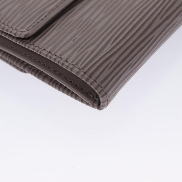 LOUIS VUITTON Epi Portefeuille Elise Wallet Lilac LV Auth 112525