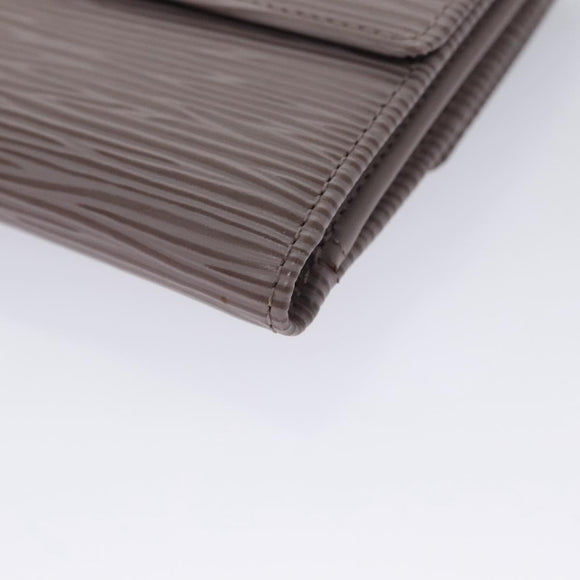 LOUIS VUITTON Epi Portefeuille Elise Wallet Lilac LV Auth 112525