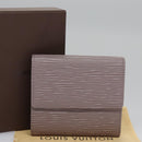 LOUIS VUITTON Epi Portefeuille Elise Wallet Lilac LV Auth 112525-12