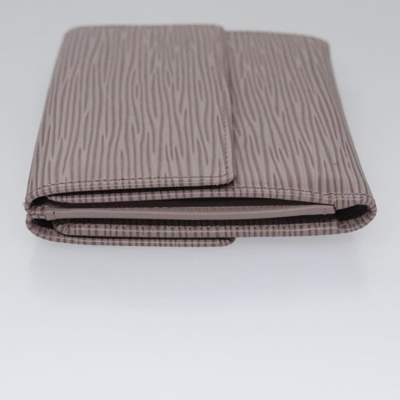 LOUIS VUITTON Epi Portefeuille Elise Wallet Lilac LV Auth 112525