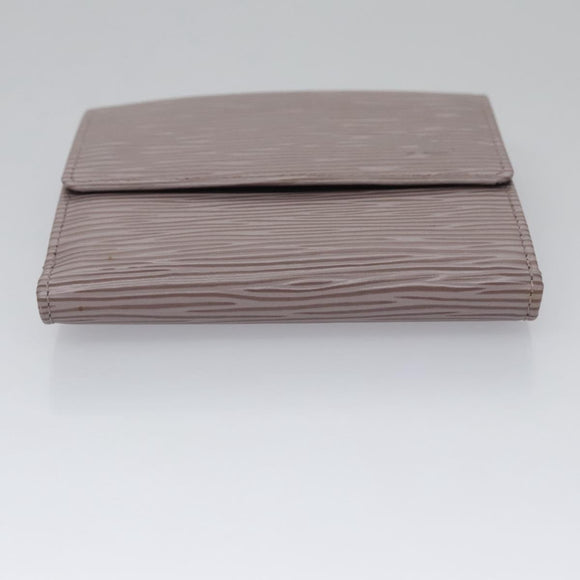 LOUIS VUITTON Epi Portefeuille Elise Wallet Lilac LV Auth 112525
