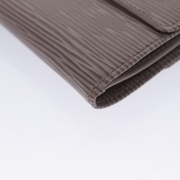 LOUIS VUITTON Epi Portefeuille Elise Wallet Lilac LV Auth 112525