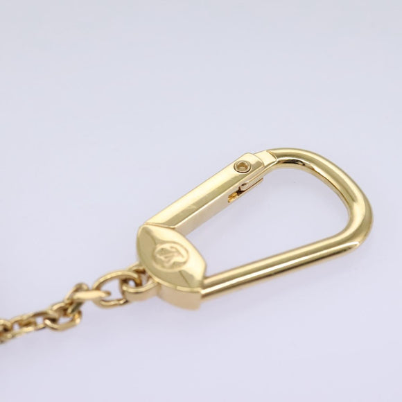 LOUIS VUITTON Porte Cles Cannes Key Holder metal Gold M65383 LV Auth 112527