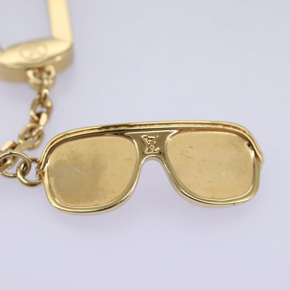 LOUIS VUITTON Porte Cles Cannes Key Holder metal Gold M65383 LV Auth 112527
