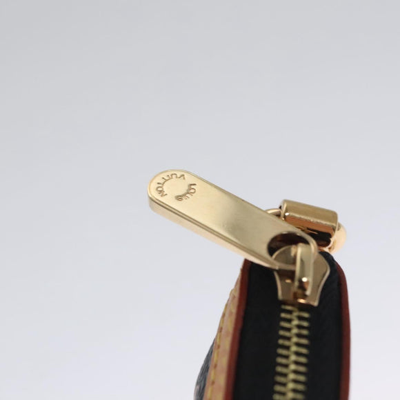 LOUIS VUITTON Multicolor Pochette Mira PM Pouch Black M60099 LV Auth 112528AV