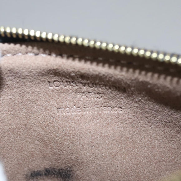 LOUIS VUITTON Multicolor Pochette Mira PM Pouch Black M60099 LV Auth 112528AV