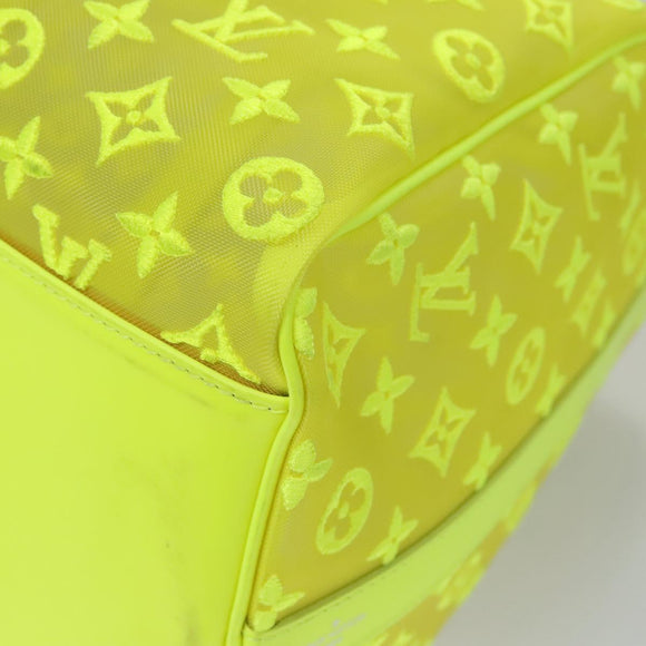 LOUIS VUITTON See Through Keepall Bandouliere 50 Bag Yellow M55380 Auth 112531A