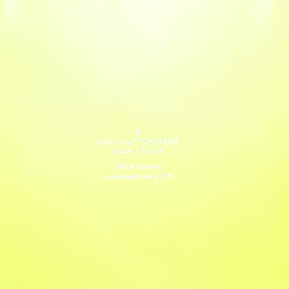 LOUIS VUITTON See Through Keepall Bandouliere 50 Bag Yellow M55380 Auth 112531A